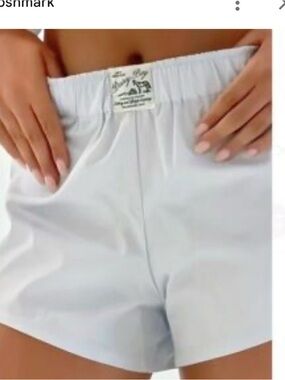 Dairy Boy White Boxer Shorts with DB Monogram NWOT